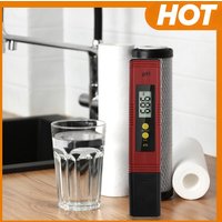 Digital PH Tester Pen 0.01 High Accuracy Water Quality Test Monitor Water PH Tester for Household Drinking Pool and Aquarium