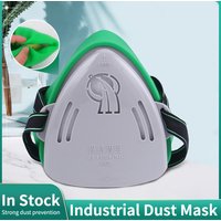 Masque anti-poussière demi-visage, filtre de Protection du travail, coton, anti-poussière, peinture en aérosol, respirateur de laboratoire PM2.5, brume quotidienne contre