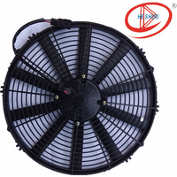 16inch 240w 3000rpm Waterproof Grade IP68 12V/24V optional Replacement SPAL Cooling Fan Radiator Fan for Engineering Vehicles