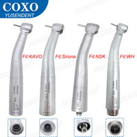 COXO CX207-G Dental Turbine Fiber Optic High Speed Handpiece Air Rotor LED Coupler 6 Holes Fit KAVO NSK Sirona WH Dentistry Tool