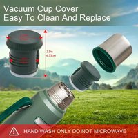 Replacement Lid for Stanley Thermos Thermos Lid Replacement Part Durable Leak-Proof Accessory Vacuum Insulated Wide Neck Bottle