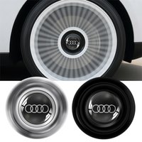 4Pcs Car Floating Wheel Center Covers Hub Cap Hubcap Badge For Audi A3 8P S3 8V A4 B8 B6 B7 A6 C6 C5 C7 A5 Q3 Q5 Q7 TT A1 A2 A7