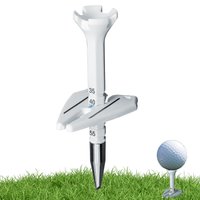Golf Tee Golf Equipment Built-In Marker Training Aid Golf Practice Tees Golf Accessories Adjustable height markers golf tacks