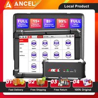 ANCEL X7 10.1inch OBD2 Bluetooth Scanner Bi-directional Scan Tool Full System Code Reader 15+ Reset Car Diagnostic Tools