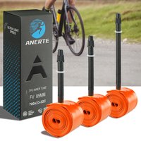 ANERTE TPU Inner Tube 700c 18-32c with 45mm Presta Valve, Ultra Lightweight Bicycle Tire Tube for Road Bike