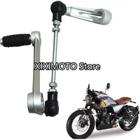 For FB Mondial HPS 125 HPS125 Motorcycle Rear Foot Gear Shift Lever Pedals Pegs