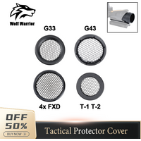 Killflash vision protection cover with threaded internal honeycomb shading attachment for G33 G43 4xFXD T 1 T 2 magnifying glass