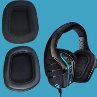 Suitable for Logitech G933 earphone cover G633 earphone cover sponge cover mesh earmuff head beam leather earmuff