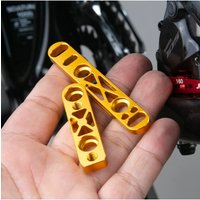 AliExpress NONE Set Road Bike Disc Brake Flat Mount Adapter CNC Ultralight For Bicycle Front 140mm/160mm Rear 160mm Brake Rotor Adapter