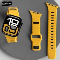 Silicone Strap For Apple Watch Band Ultra 3 2 49mm 40mm 41mm 44mm 45mm 46mm correa bracelet iwatch Series 11 10 9 8 7 6 5 se