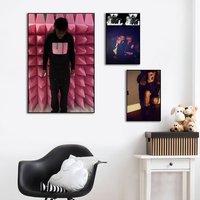 singer fakemink Terrified Exquisite and stylish themed posters sticker, suitable for decorating living rooms and cafes.