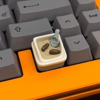 Artisan Keycaps cat litter box Resin Key Caps Mechanical Keyboard Caps Personalized keycap game Accessories Gifts Korean Keycaps