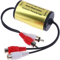 Audio Noise Filter Suppressor Ground Loop Isolator For Car And Home Stereo 2x Male & 2x Female - 1Pc Audio Accessories Tool