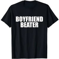 Boyfriend Beater Lustiges Freundin-Frauen-T-Shirt, humorvolles sarkastisches Witz-T-Shirt, Neuheitsgeschenk, modisches Ärmel-Outfit, ästhetische Kleidung