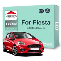 LED Interior Light Bulb Kit For Ford Fiesta MK4 MK5 MK6 MK7 MK8 1995-2016 2017 2018 2019 2020 2021 Car Map Dome Reading Canbus