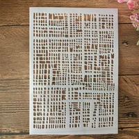 A5 21cm Net Mesh Layering Stencils Painting Scrapbook Coloring Embossing Album Decorative Template