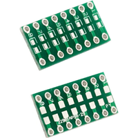 10Pcs SMT DIP Adapter Converter 0805 0603 0402 Capacitor Resistor LED Pinboard FR4 PCB Board 2.54mm Pitch SMD SMT Turn To DIP