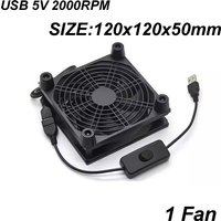 USB cooling fan ultra quiet base bracket router WIFI optical modem set-top box heat sink high wind power