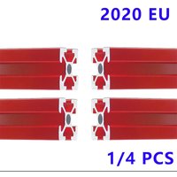 1/4PCS Red 2020 Aluminum Profile T-slot European Standard 100-1000MM Aluminum Extrusion 20 x 20mm Series for CNC 3D Printer DIY