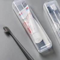 Fragrance-Free Travel Toothbrush Case, Portable Electric Toothbrush And Toothpaste Container, Breathable Toothbrush Box 21x3cm