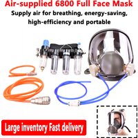 High Quality 6800 Air-Supply Full-Face Mask Gas 4in1 Industrial Respirator System Mask multifunctional Respirator