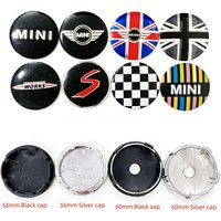 4Pcs 56mm 60mm for MINI F54 F55 F56 F57 F60 Car Wheel Center Hub Cap Badge One Countryman Wheel Emblem Accessories
