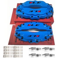 2*2Pc Fixing By Screws ABS Plastic Brake Caliper Cover Red 1LE Logo Car Styling Car Accessiries For BMW Benz Audi VW Honda