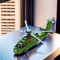 478PCS Helicopter Building Blocks Toy Technology Assemble Model Bricks Education Toy Desktop Decoration Gifts