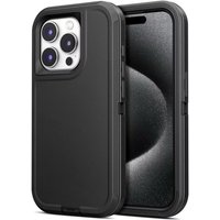 3-in-1 Militärische Schutzhülle für iPhone 17, 16E, 16, 15, 14 PLUS, 13, 12, 18 Pro Max MINI AIR 17E - Robuste, Staubdichte und Stoßfeste Schutzhülle