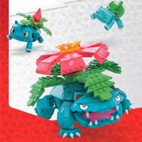 Klocki konstrukcyjne Pokemon Venusaur, figurki akcji Bulbasaur, mini zabawki