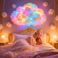 3D Thunder Cloud LED Lamp DIY Room Decoration Light USB Powered Atmosphere Night Color Changing for Bedroom Desktop Gaming Room
