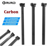AliExpress riro RIR0 MTB Carbon Fiber Seat Post 27.2/30.9/31.6mm Mountain/Road Bike Seatpost UD Carbon Cycling Seat Tube Riding Accessories