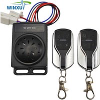 36-72v 125db E-bike Anti-theft Alarm System Smart Security Anti-Lost Remote Control Detector Alarm for Electric Scooter Bicycle