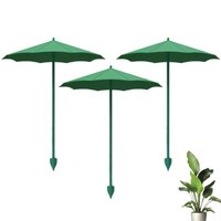 Patio Shade Umbrella for Plants Cloth plastic Frame Weather Resistant Mini Parasol Sun Protection for Garden