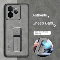 Shockproof Funda for Realme GT8 GT7 Pro racing neo 7 turbo Case stand matte Leather Protection Phone Cover for Realme 15 16 Pro+