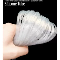 5M/10M Food Grade Silicone Tube Transparent Inner Dia 0.5 1 2 3 4mm Non-Toxic Odorless High Temp Resistant Flexible Hose