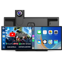 Imagebon W70 Carplay Auto Bildschirm With Rückfahrkamera Wireless Apple Carplay Android Auto Dashcam 11.4" 8 Core Android 14 Sma