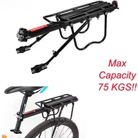 Quick-detachable Bicycle Aluminum Alloy Bicycle Tail Rack Can Carry People on The Rear Seat Bicycle Rear Luggage Rack