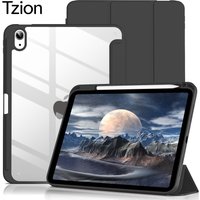 For Apple iPad (A16) 11th 11'' 2025/10th 10.9'' 2022 Generation Case with Pencil Holder, Hybrid iPad 11 10 Case with Clear Back