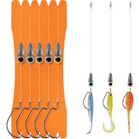 5pcs Texas Rig Carolina Rigs Set For Bass Fishing 3.5g 5g 7g 10g Bullet Lead Sinkers #1/0 Offset Hook Fishing Swivel