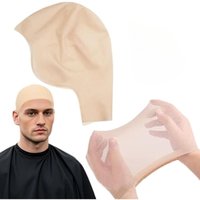 Bald Cap Makeup Kit, Premium Latex Bald Head Cover with 1 Mesh Wig Liners, for Cosplay Halloween Theatrical Makeup