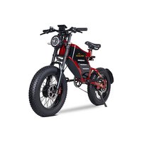 AliExpress NONE RZOGUWEX X7 adult E-bike48V30Ah city ebike battery 20-inch fat tires E-Mountain bike 1000W*2 all-terrain electric bicycle
