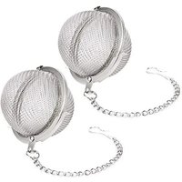 1 Pc Stainless Steel Tea Ball, 2.04 Inch Mesh Tea Infuser StrainersPremium Tea Filter Tea Interval Diffuser For Loose Leaf Tea A