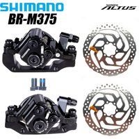 AliExpress Shimano BR-M375 Mechanical Disc Brake Calipers for Acera Alivio Deore Resin Pads M375 Caliper G3 RT10 RT30 RT26 160mm Rotors