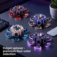 New mechanical armor gyro toy deformation fingertip gyro cool electroplating technology tide play gift!
