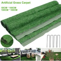50 cm/100 cm Gras Matte Grün Künstliche Moos Rasen Garten Rasen Teppiche Gefälschte Sod Künstliche Pflanze DIY Landschaft hochzeit Home Decor