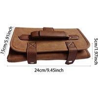 Hairdresser Organizer Bag Durable Leather Barber Tool Holder Spacious Salon Accessories for Barbers Shop