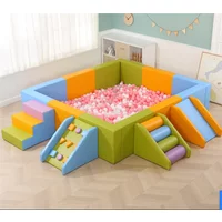 Customized Kids Toddler Play Zone Area Soft Play Square Plastic Softplay Equipment Set Indoor Playground Commercial Ball Pit