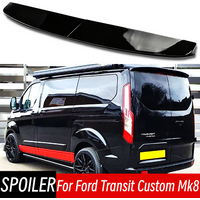 For 2012-2023 Ford Transit Custom MK8 Barn Doors Rear Roof Trunk Lid Spoiler Wings Sport Styling Car Exterior Accessories Part