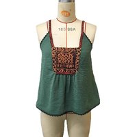 Summer V Neck Print Vacation Sling Shirt Sexy Lace Pleated Ethnic Retro Hollow Tops Sleeveless Beach Vest Bohemian Woman Clothes
